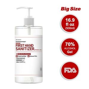 70% Gel, 16.9 fl. oz. 500ml with Aloe & Green Tea